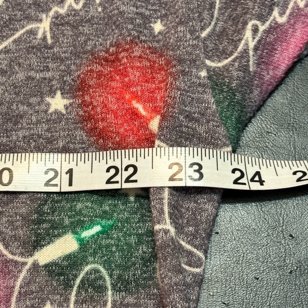 Victoria Secret PINK Sleep Shirt Medium Christmas Lights Oversized Loose Fit - Picture 10 of 12